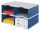 styro Sortierstation Styrodoc Jumbo Grundeinheit grau/blau mit 4 Fächern