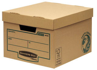 Bankers Box Archivboxen Bankers Box® Earth Series Budget Box braun 32,6 x 39,6 x 25,7 cm, 10 St.