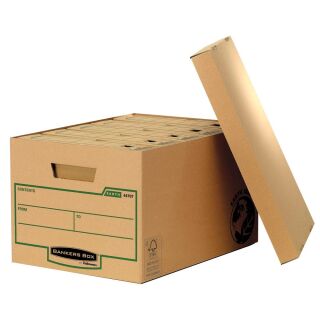 Bankers Box Archivboxen Earth Series braun 33,5 x 47,0 x 27,1 cm, 10 St.