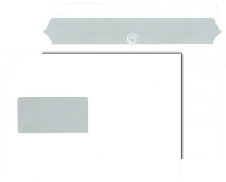 MAILmedia Briefumschläge DIN C5 mit Fenster weiß haftklebend 500 St.