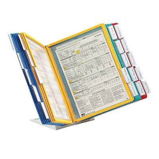 DURABLE Sichttafelsystem VARIO 569900 DIN A4 farbsortiert mit 20 St. Sichttafeln, 1 St.