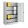mauser Stahlschrank entero BF5-12 - 7035/7035 lichtgrau 4 Fachböden 120,0 x 50,0 x 195,0 cm, aufgebaut, 1 St.