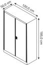 mauser Stahlschrank entero BF5-12 - 9010/9010...