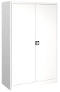 mauser Stahlschrank entero BF5-12 - 9010/9010 reinweiß 4 Fachböden 120,0 x 50,0 x 195,0 cm, aufgebaut, 1 St.
