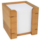 WEDO Zettelbox Bambus braun inkl. 900 Notizzettel, 1 St.