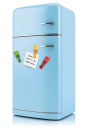 WEDO GLOSSY Magnete farbsortiert, Kunststoff 8,4 x 4,0 x 2,1 cm, 4 St.