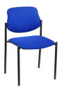 Nowy Styl Besucherstühle Styl STYL BLACK C 6 4ER blau Stoff, 4 St.