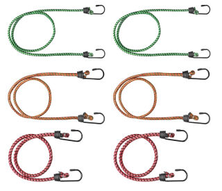 CONNEX Gepäckspanner 2x 600,0 mm, 2x 800,0 mm, 2x 1000,0 mm, 6 Set