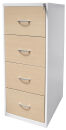 Gürkan Hängeregistraturschrank silber, ahorn 4...