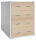 Gürkan Hängeregistraturschrank silber, ahorn 4 Schubladen 76,0 x 62,0 x 132,0 cm, 1 St.