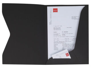 ELCO Angebotsmappen Prestige DIN A4 schwarz, 10 St.