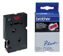 brother Schriftband TC-491 TC491, 9 mm, schwarz auf rot,...