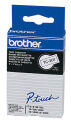 brother Schriftband TC-201 TC201, 12 mm, schwarz auf...