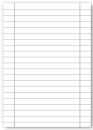 OXFORD Schulheft Lineatur 27 liniert DIN A4 Innen- und Außenrand, 16 Blatt, 1 St.