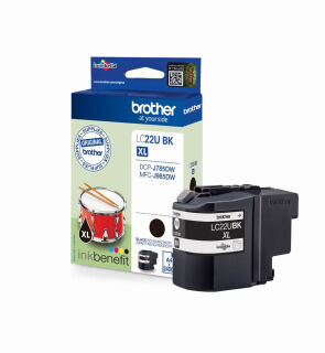 brother LC-22UBK schwarz Druckerpatrone
