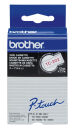 brother Schriftband TC-202 TC202, 12 mm, rot auf...