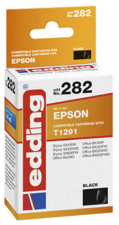 edding EDD-282  schwarz Druckerpatrone kompatibel zu EPSON T1291L