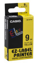 CASIO Beschriftungsband XR-9YW schwarz auf gelb 9 mm