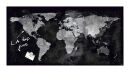 SIGEL Glas-Magnettafel artverum® 91,0 x 46,0 cm World-Map