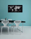 SIGEL Glas-Magnettafel artverum® 91,0 x 46,0 cm World-Map