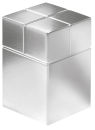 "2 SIGEL C30 ""Ultra-Strong"" Magnete silber 2,0 x 3,0 x 2,0 cm"
