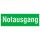 "Hinweisaufkleber ""Notausgang"" rechteckig 29,7 x 10,5 cm, 1 St."