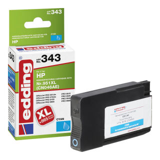 edding EDD-343 cyan Druckerpatrone kompatibel zu HP 951XL (CN046AE)