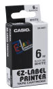 CASIO Schriftband XR-6WE XR-6WE1, 6 mm schwarz auf weiß