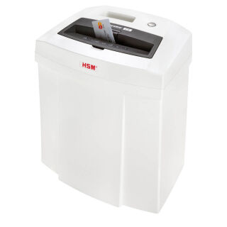 HSM SECURIO C14 Aktenvernichter mit Streifenschnitt P-2, 3,9 mm, bis 12 Blatt, weiß
