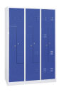 Gürkan Z-Spind lichtgrau, blau 106584, 6...