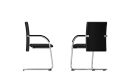 BISLEY Besucherstühle Classy BSFP2733 schwarz Stoff, 2 St.