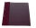 Berichtsmappe bordeaux 100er Pack 2 fach geöst silberne Öse mit Folie