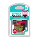 DYMO Schriftband D1 1978366, 12 mm, weiß auf rot, 1 St.