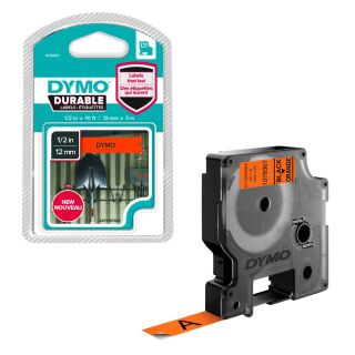 DYMO Schriftband D1 1978367, 12 mm, schwarz auf orange, 1 St.