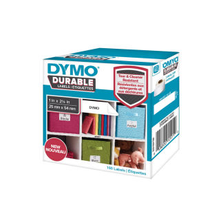 DYMO Endlosetikettenrolle für Etikettendrucker 1976411 weiß, 25,0 x 54,0 mm, 1 x 160 Etiketten