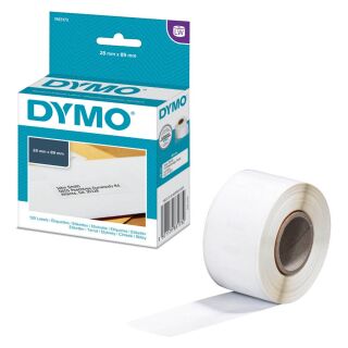 DYMO Etikettenrolle für Etikettendrucker 1983173 weiß, 28,0 x 89,0 mm, 1 x 130 Etiketten