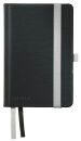 LEITZ Notizbuch DIN A6 kariert, satin schwarz Hardcover 160 Seiten, 1 St.