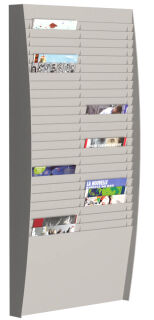 PAPERFLOW Sortiertafel grau DIN A4 50 Fächern 54,4 x 12,9 x 112,0 cm, 1 St.
