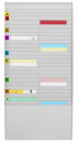 PAPERFLOW Sortiertafel grau DIN A4 50 Fächern 54,4 x 12,9 x 112,0 cm, 1 St.