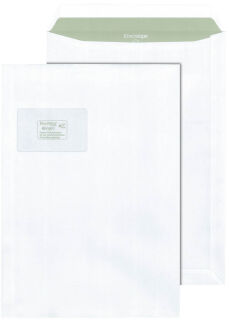 MAILmedia Versandtaschen Envirelope® DIN C4 mit Fenster weiß 25 St.