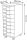 PAPERFLOW Bürowagen grau 28,8 x 35,0 x 74,5, ohne Rollen 69,0 cm
