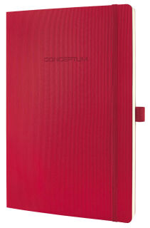 SIGEL Notizbuch Conceptum® ca. DIN A4 liniert, rot Softcover 194 Seiten, 1 St.