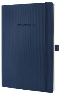 SIGEL Notizbuch Conceptum® ca. DIN A4 kariert, blau Softcover 194 Seiten, 1 St.
