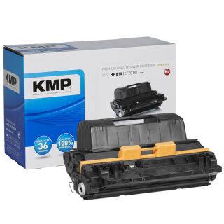 KMP H-T228  schwarz Toner kompatibel zu HP 81X (CF281X)