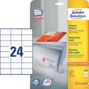 AVERY Zweckform Etiketten 6122 weiß 70,0 x 36,0 mm,...