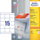 AVERY Zweckform Etiketten 3669-200 weiß 70,0 x 50,8 mm, 220 Blatt
