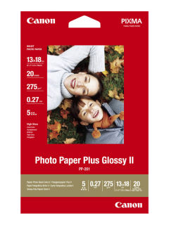 Canon Fotopapier PP-201 12,7 x 17,8 cm hochglänzend 265 g/qm 20 Blatt