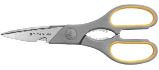 WESTCOTT Schere TITANIUM Super grau-gelb 21,0 cm
