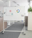 MAUL Mobiles Whiteboard MAULstandard 200,0 x 100,0 cm weiß spezialbeschichteter Stahl