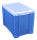 Really Useful Box Aufbewahrungsbox 19,0 l transparent, blau 39,5 x 25,5 x 29,0 cm
